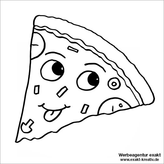 Zeichnung Pizza