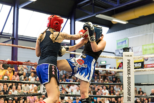 Fotografie beim Kickboxen - Werbeagentur exakt