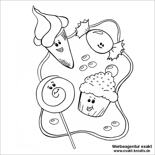 Zeichnung Süßigkeiten